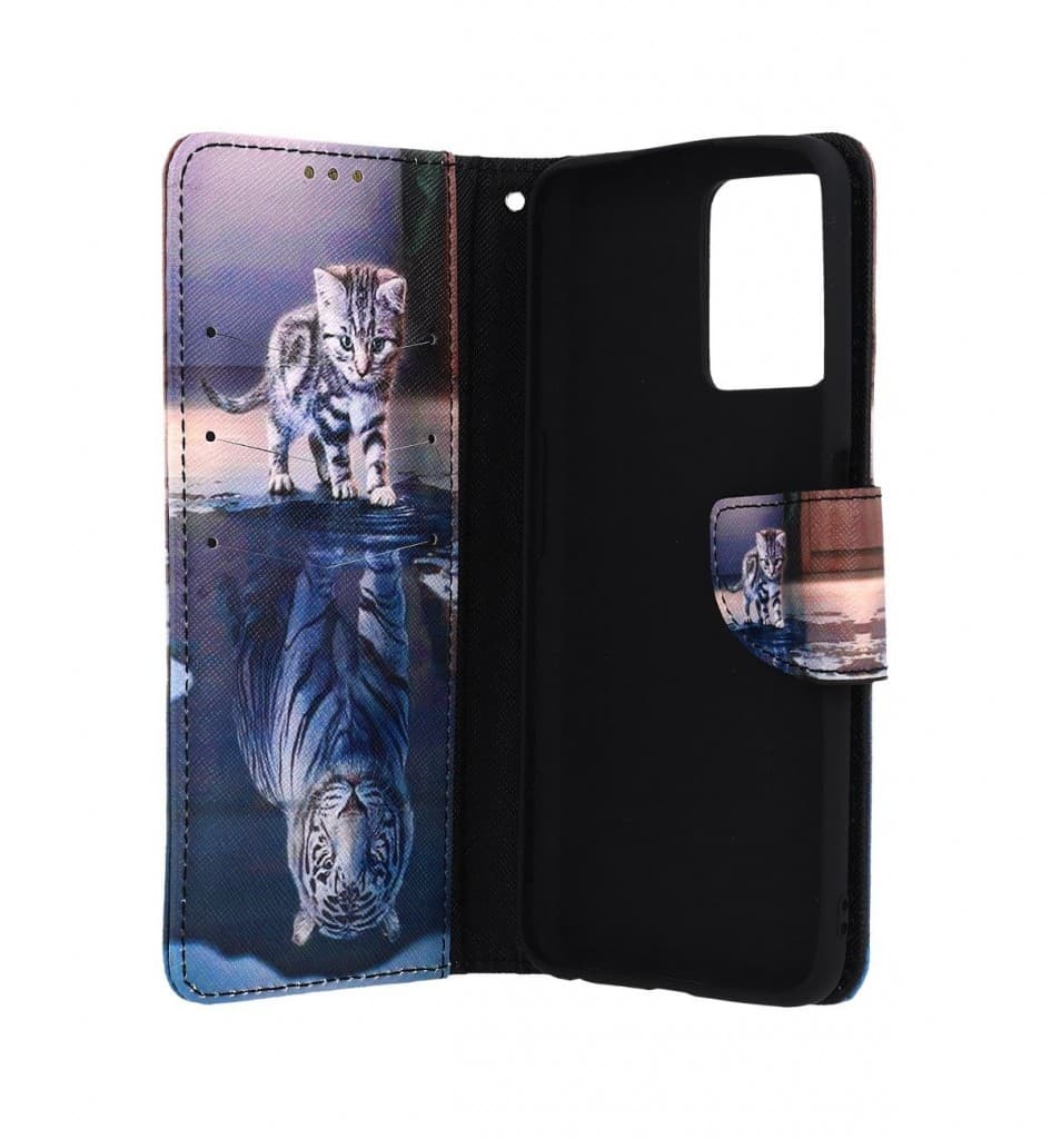 Pouzdro TopQ Realme 9 Pro knížkové Tygr 73753 - náhled 3