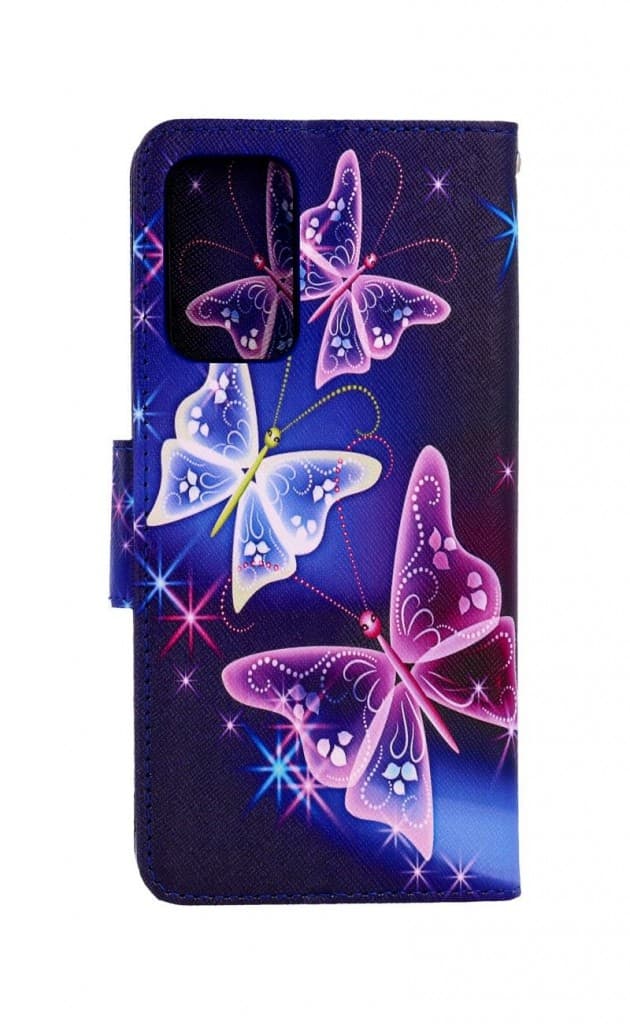 Pouzdro TopQ Realme 9i knížkové Modré s motýlky 71514 - náhled 2