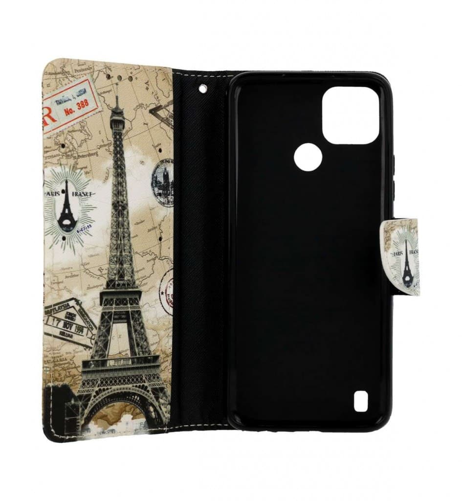 Pouzdro TopQ Realme C21Y knížkové Paris 2 70069 - náhled 3