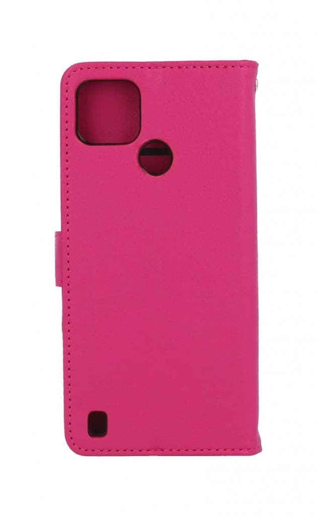Pouzdro TopQ Realme C21Y knížkové růžové s přezkou 70819 - náhled 2