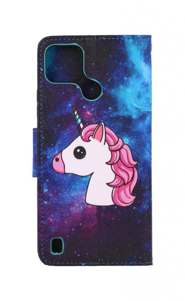Pouzdro TopQ Realme C21Y knížkové Space Unicorn 70101 - náhled 2