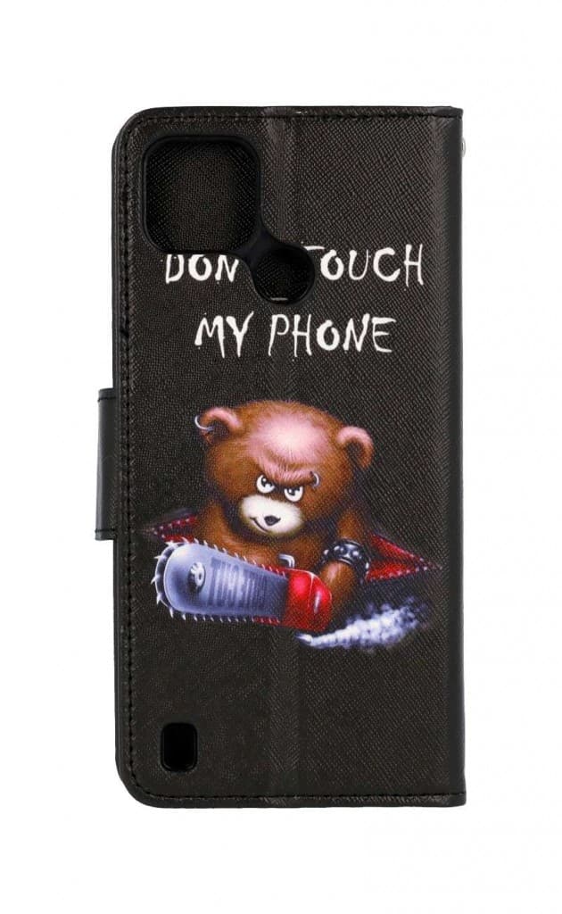Pouzdro TopQ Realme C25Y knížkové Don´t Touch méďa 70300 - náhled 2
