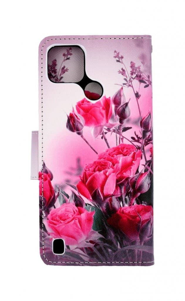 Pouzdro TopQ Realme C25Y knížkové Romantické růže 70344 - náhled 2