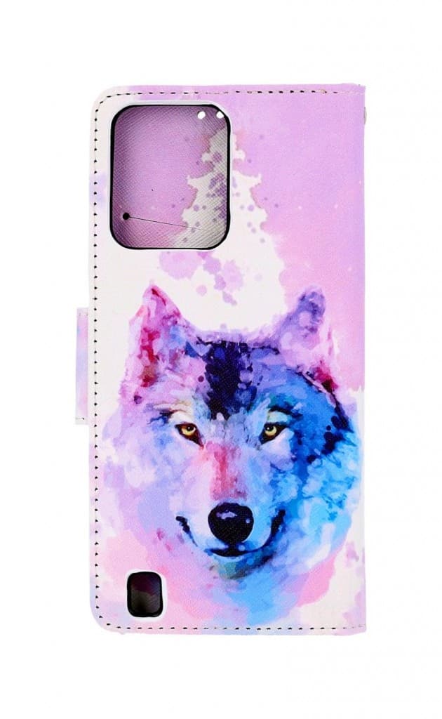 Pouzdro TopQ Realme C31 knížkové Polární vlk 74866 - náhled 2