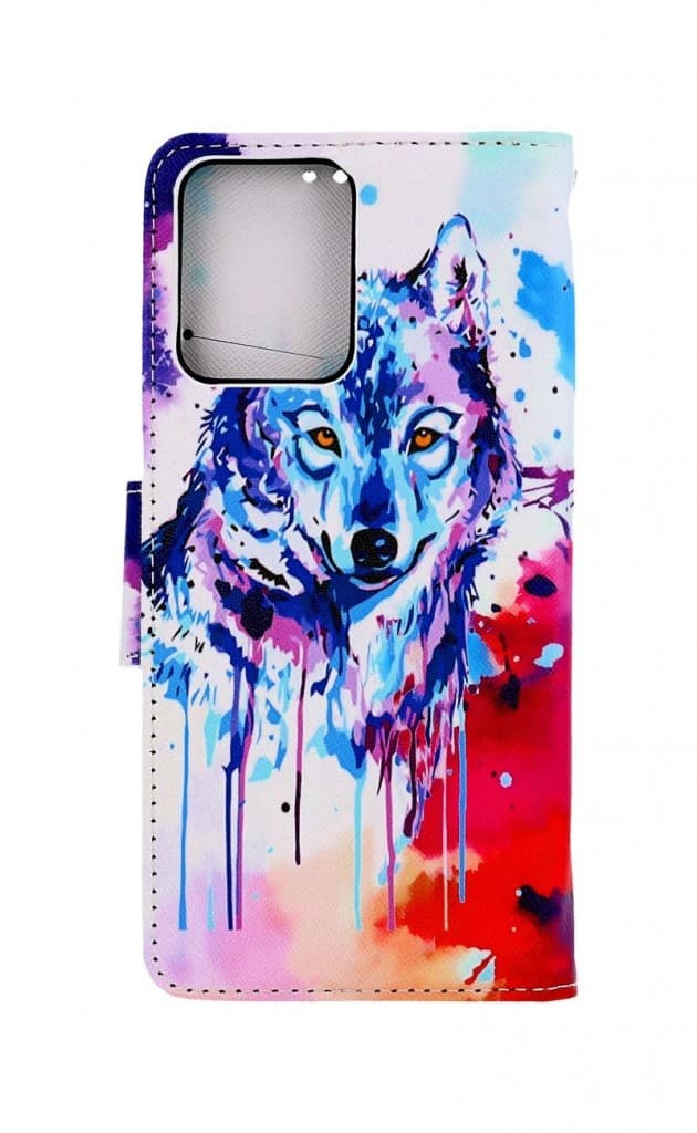 Pouzdro TopQ Realme C35 knížkové Kresba vlka 74899 - náhled 2