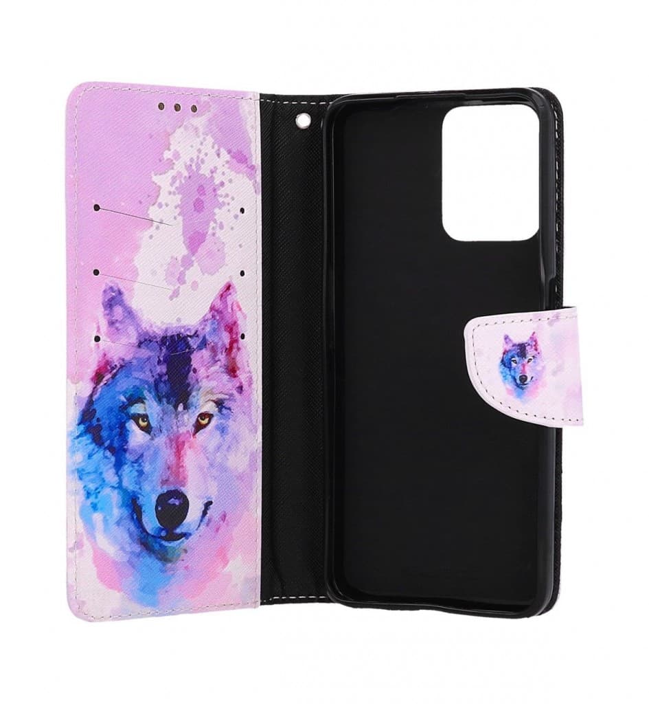 Pouzdro TopQ Realme C35 knížkové Polární vlk 74904 - náhled 3