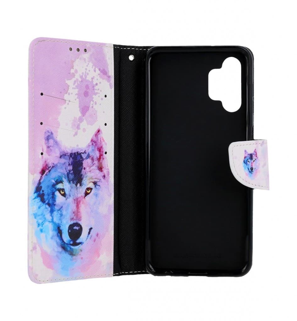 Pouzdro TopQ Samsung A13 knížkové Polární vlk 73506 - náhled 3