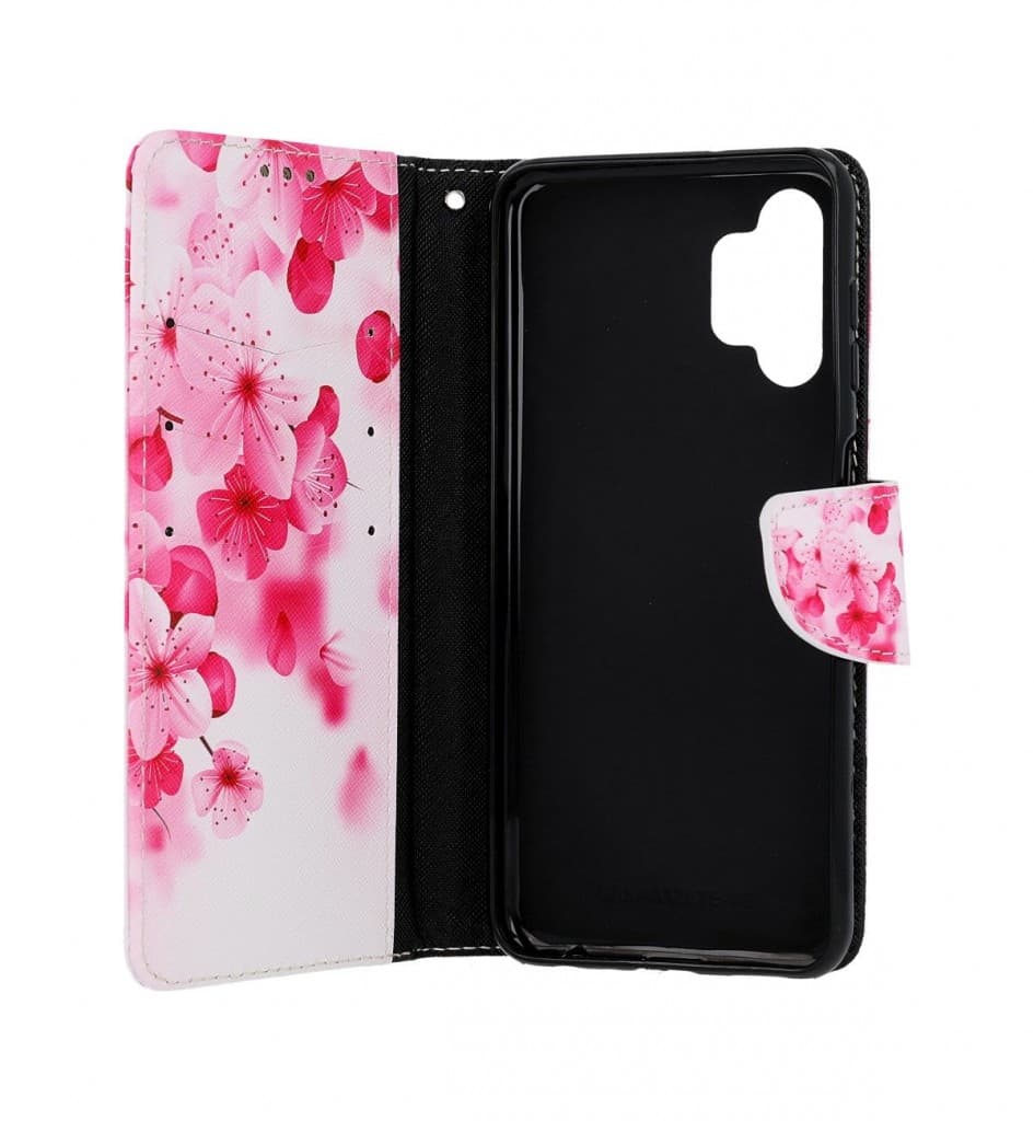 Pouzdro TopQ Samsung A13 knížkové Růžové kvítky 73512 - náhled 3
