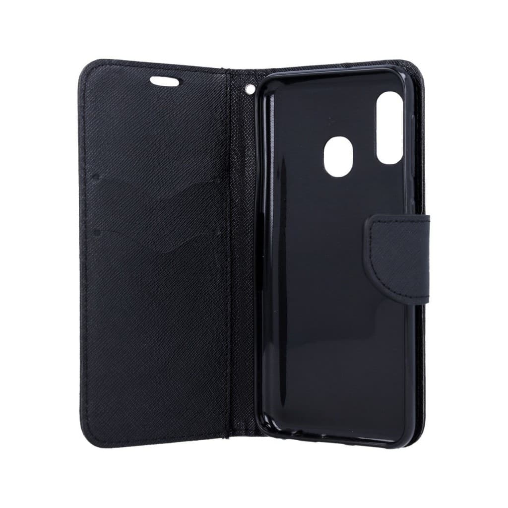 Pouzdro TopQ Samsung A20e knížkové černé 42733 - náhled 3