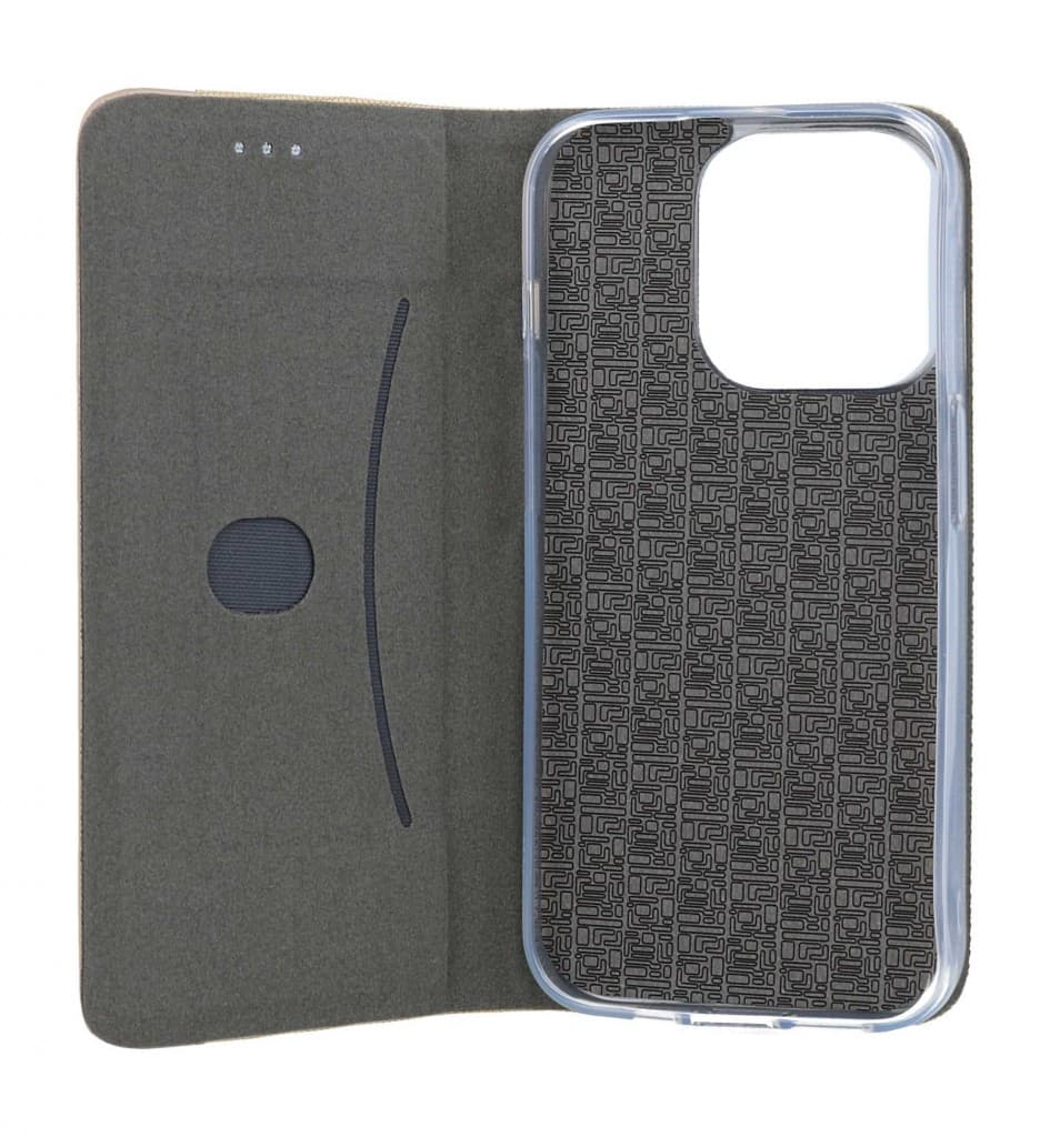 Pouzdro TopQ iPhone 15 Pro knížkové Sensitive Book zlaté 105068 - náhled 3