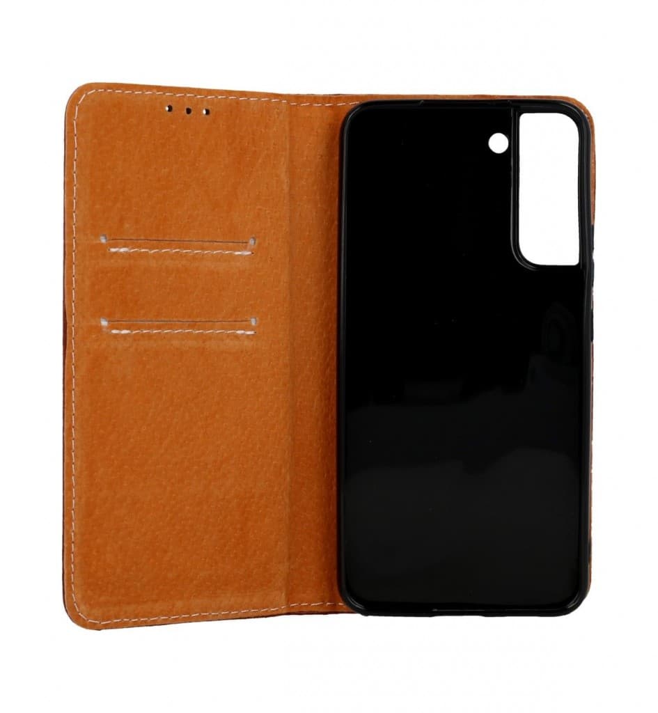 Pouzdro TopQ Special Samsung S22 Plus knížkové hnědé 69314 - náhled 3