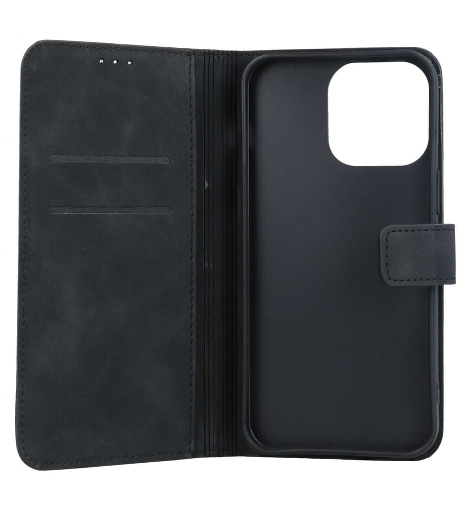 Pouzdro TopQ Tender iPhone 15 Pro Max knížkové černé 105024 - náhled 3