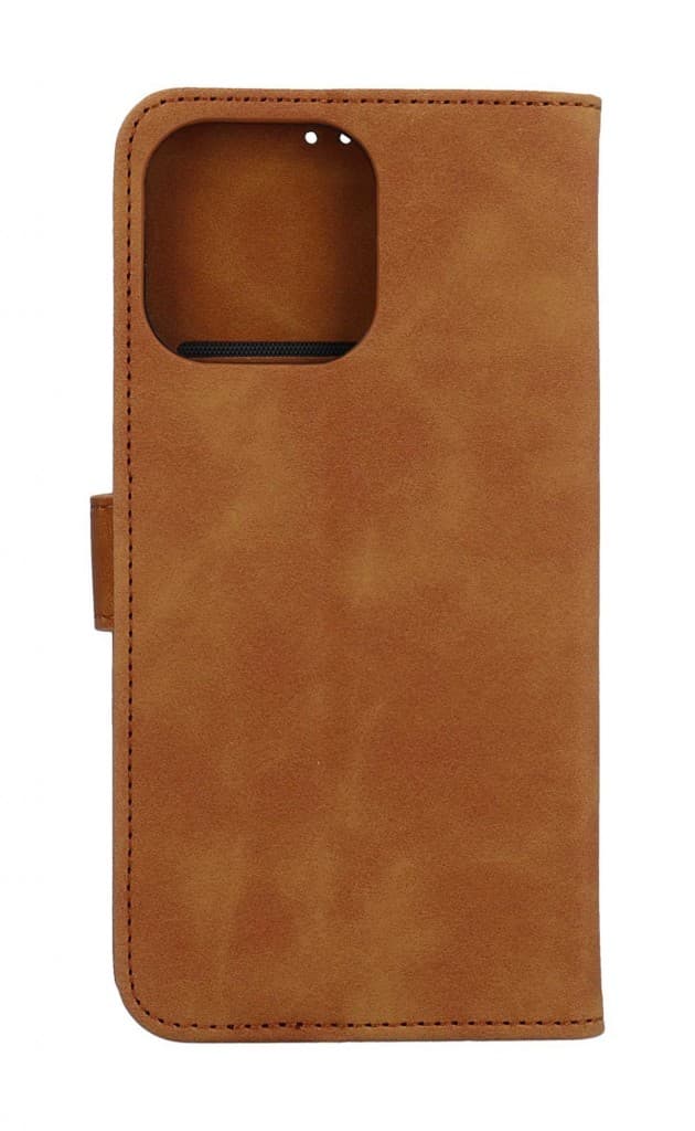 Pouzdro TopQ Tender iPhone 15 Pro Max knížkové hnědé 105026 - náhled 2