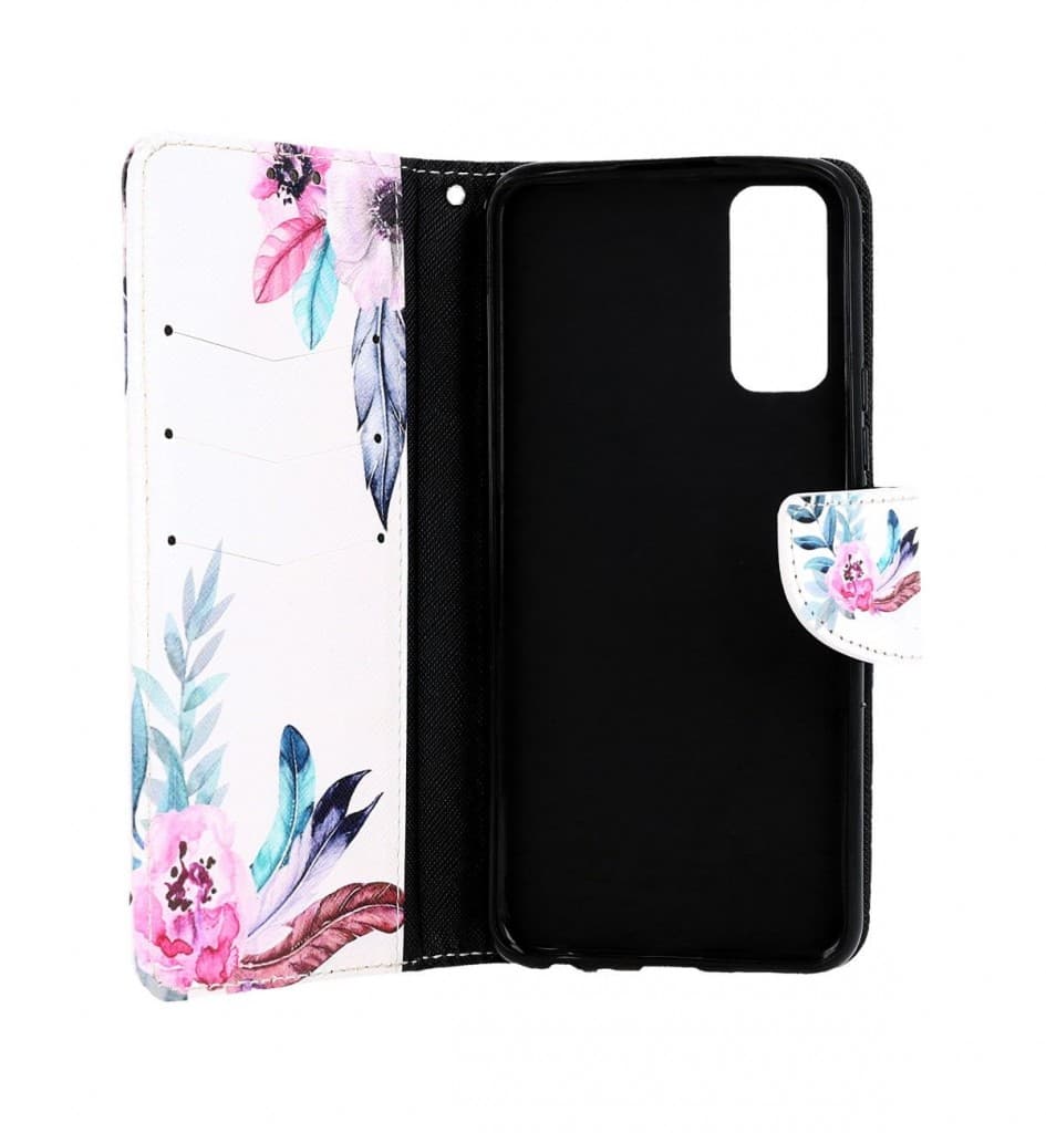 Pouzdro TopQ Vivo Y11s knížkové Něžná pírka 70397 - náhled 3