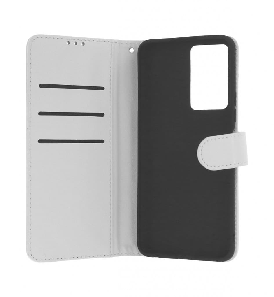 Pouzdro TopQ Vivo Y76 5G knížkové bílé s přezkou 73806 - náhled 3