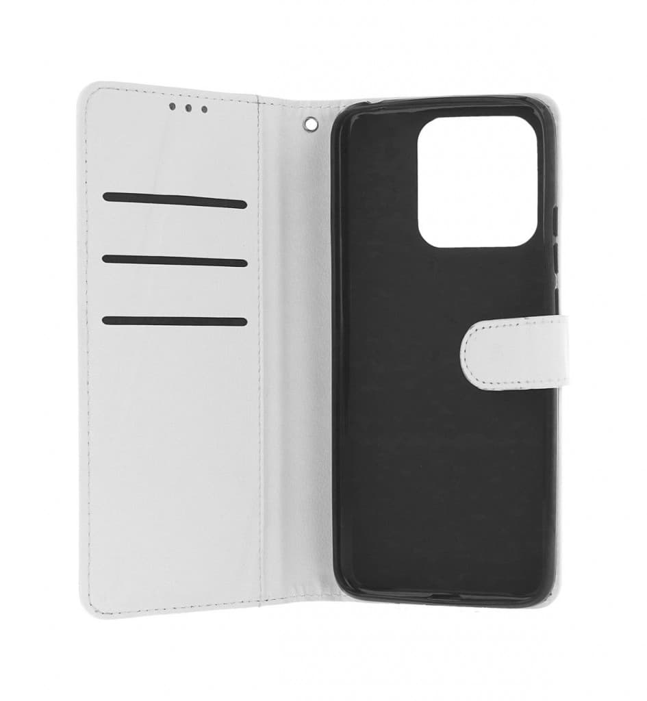 Pouzdro TopQ Xiaomi Redmi 10C knížkové bílé s přezkou 75404 - náhled 3