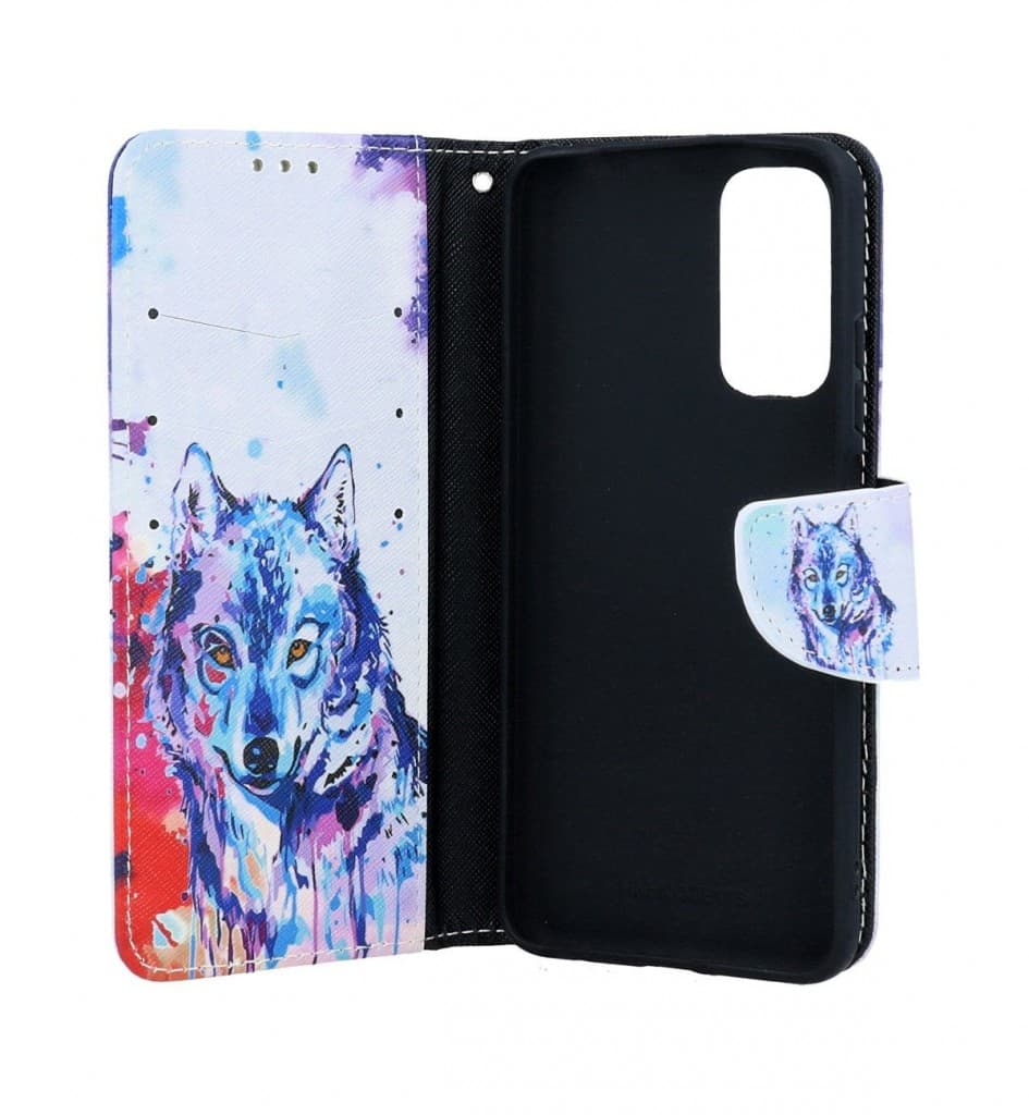 Pouzdro TopQ Xiaomi Redmi Note 11 knížkové Kresba vlka 67777 - náhled 3
