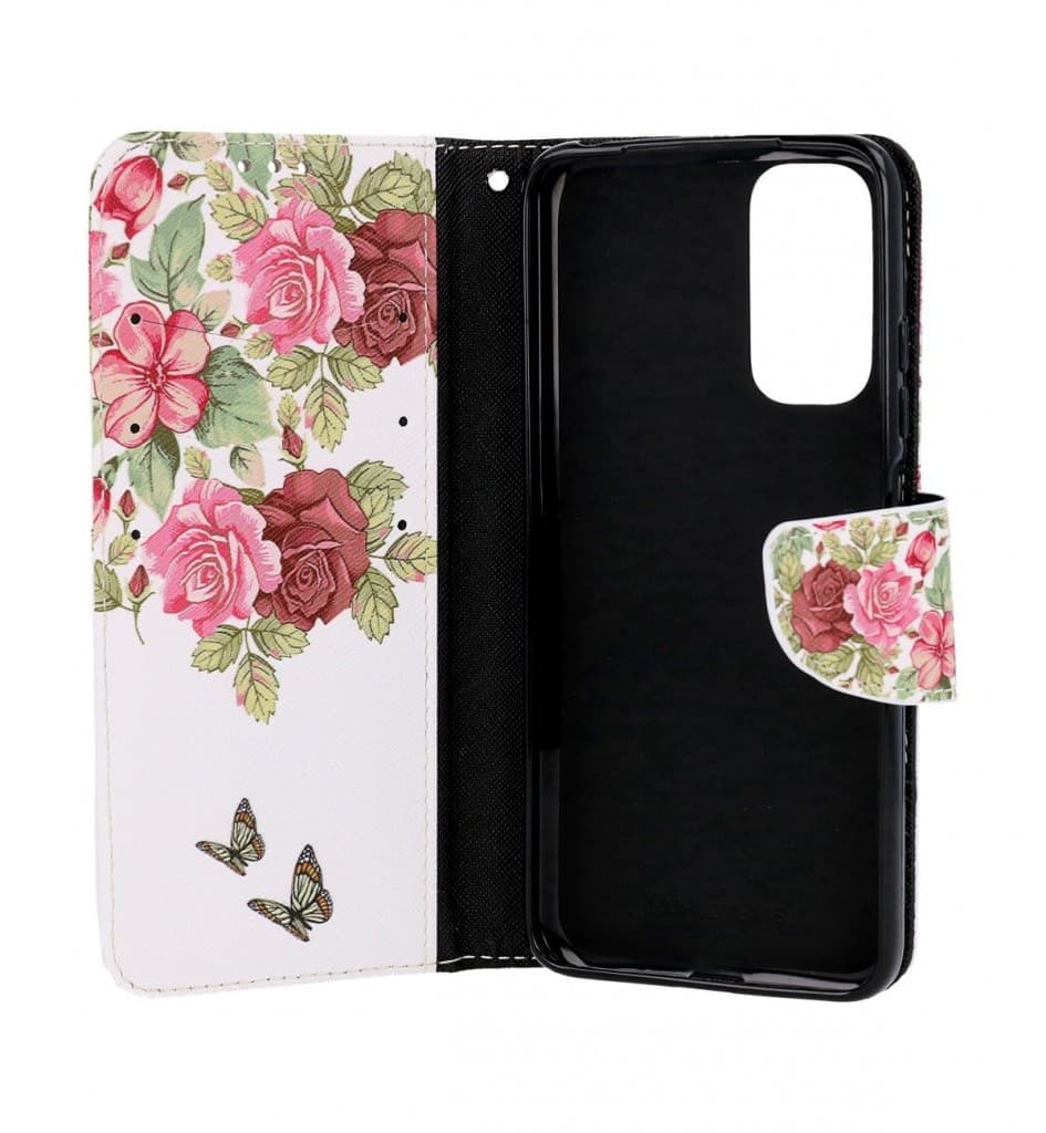 Pouzdro TopQ Xiaomi Redmi Note 11 knížkové Něžné květy 73629 - náhled 3
