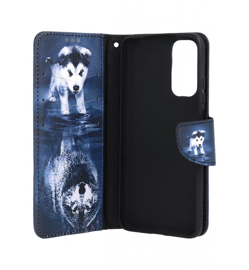 Pouzdro TopQ Xiaomi Redmi Note 11 knížkové Odraz vlka 67767 - náhled 3