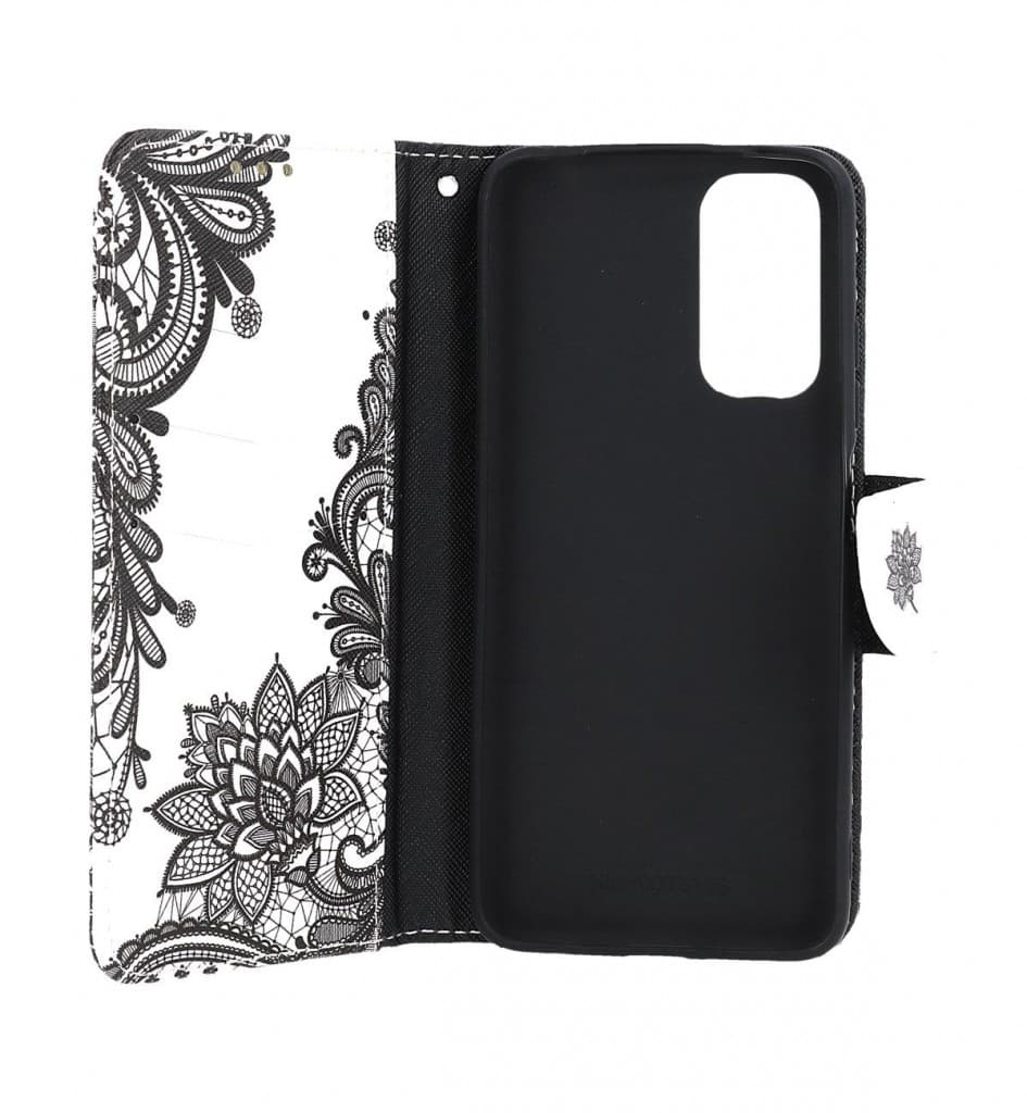 Pouzdro TopQ Xiaomi Redmi Note 11 knížkové Vzor krajky 73407 - náhled 3