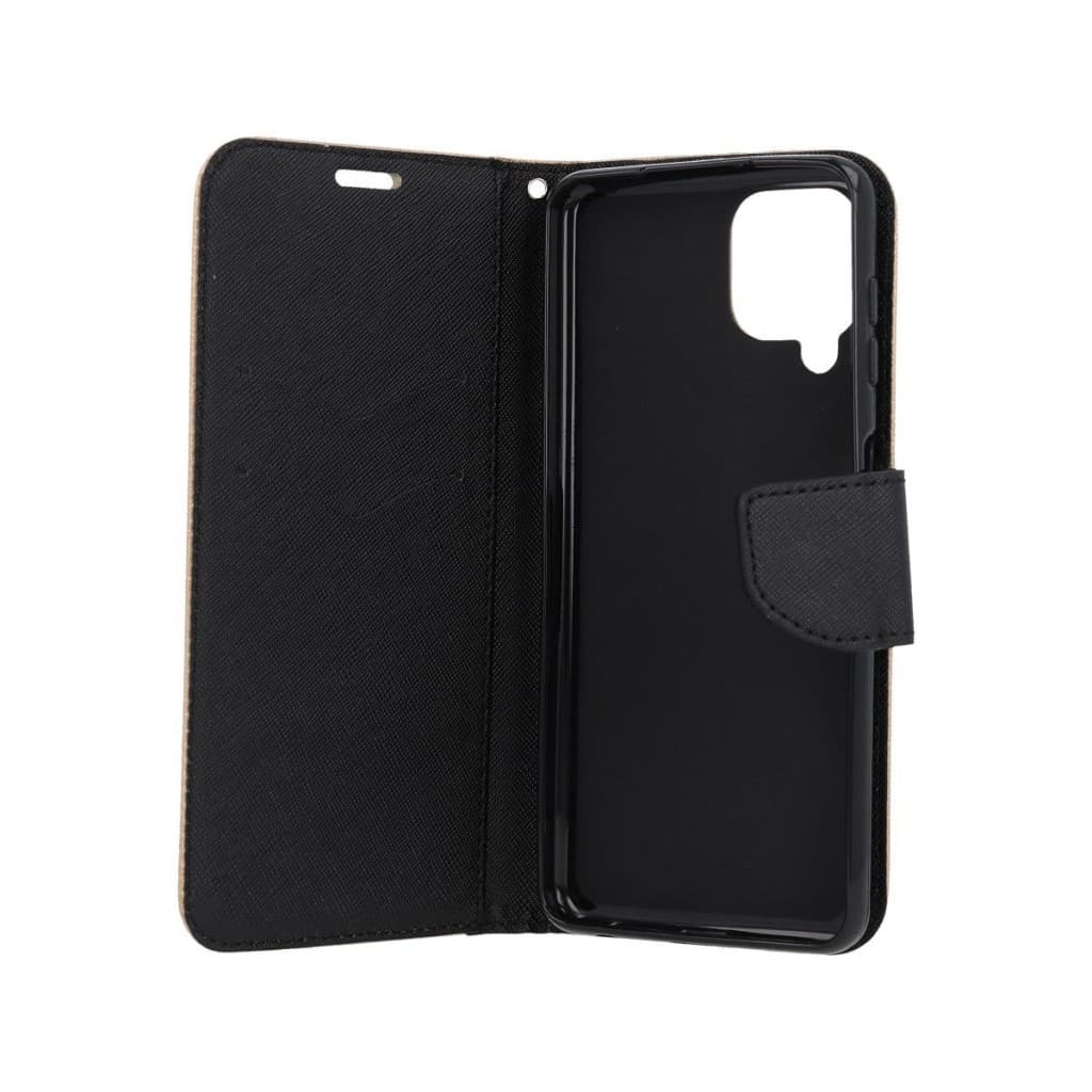 Pouzdro TopQ Samsung A22 knížkové zlaté 61298 - náhled 3