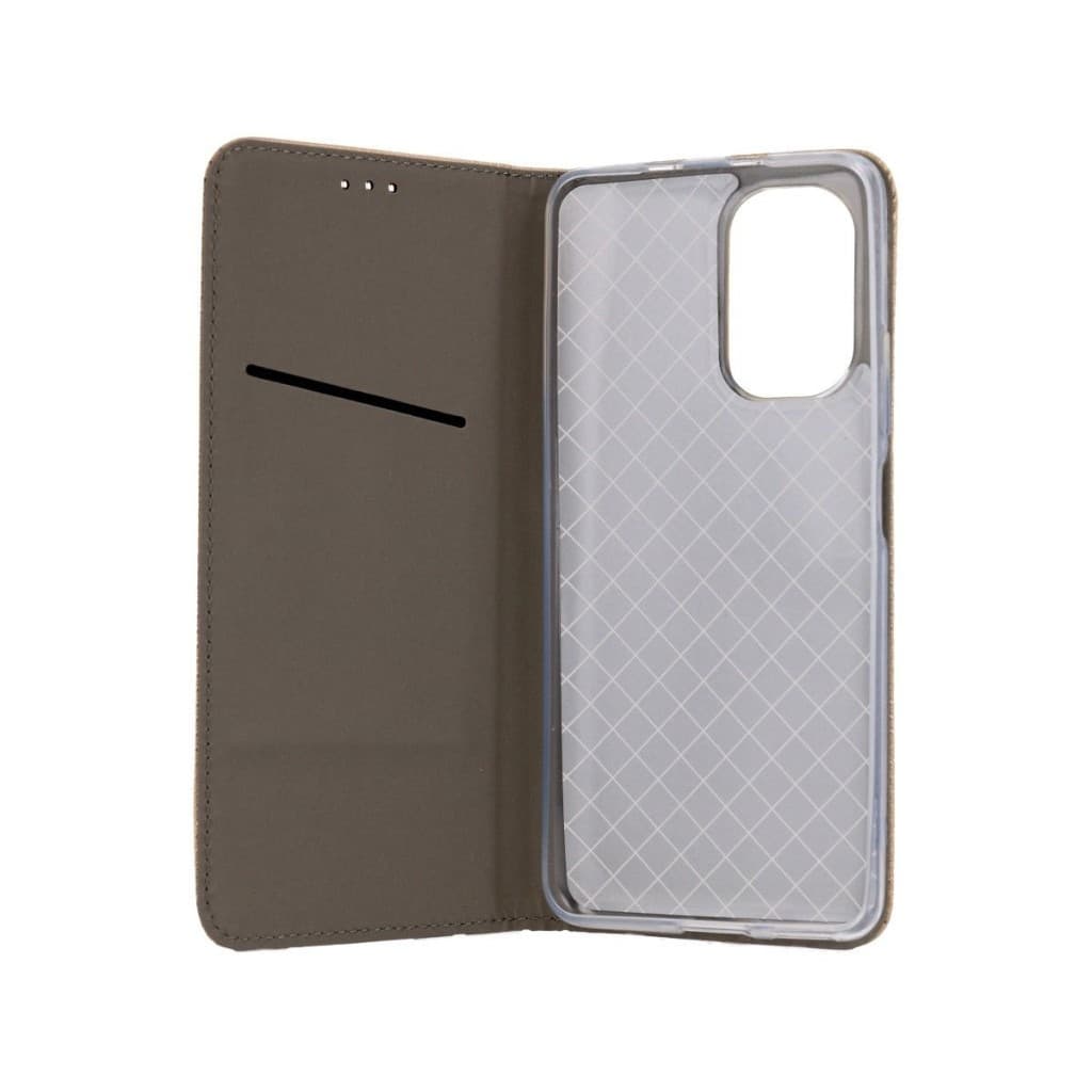 Pouzdro TopQ Xiaomi Poco F3 Smart Magnet knížkové zlaté 61601 - náhled 3
