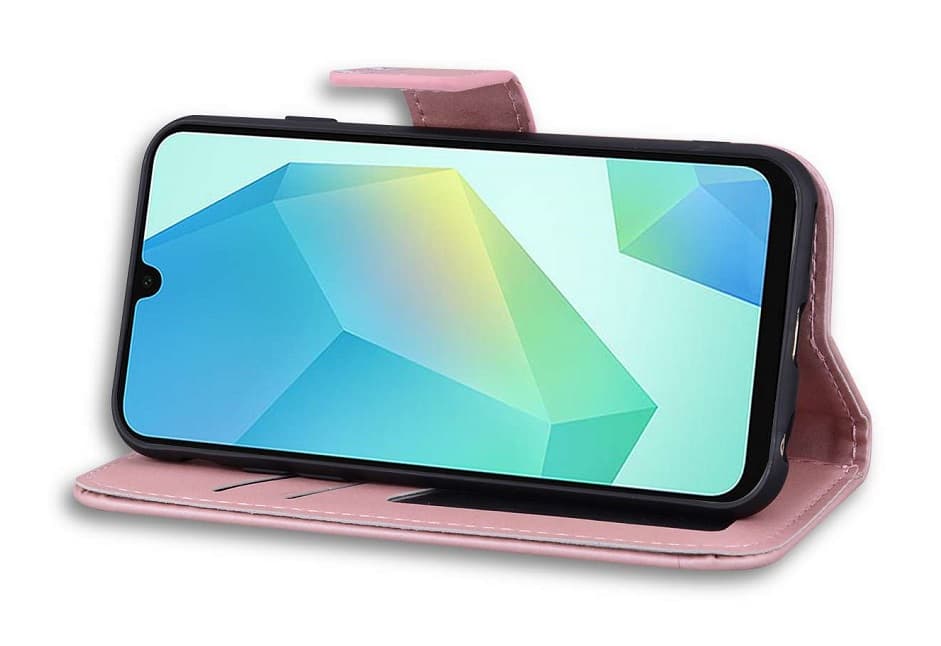 Pouzdro TopQ Samsung A16 knížkové růžové s králíčkem 132308 - náhled 3