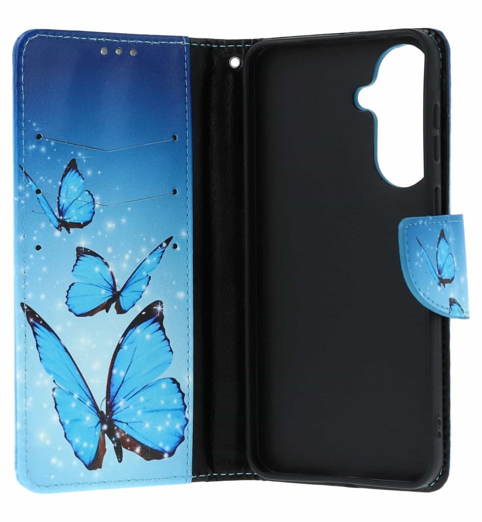 Pouzdro TopQ Samsung A37 5G Modří motýlci 175088 - náhled 2