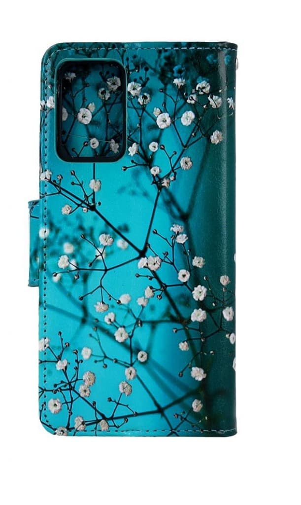 Pouzdro TopQ Xiaomi Redmi 10 knížkové Modré s květy 67587 - náhled 2