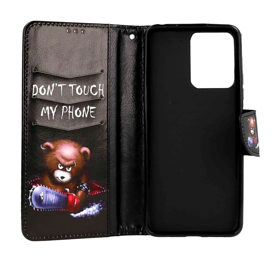 Pouzdro TopQ Xiaomi Redmi 13C knížkové Don't Touch méďa 121934 - náhled 3