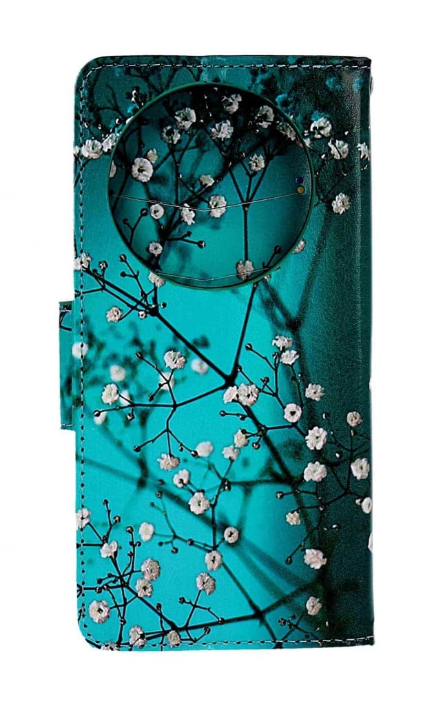 Pouzdro TopQ Xiaomi Redmi 14C Modré s květy 132331 - náhled 2