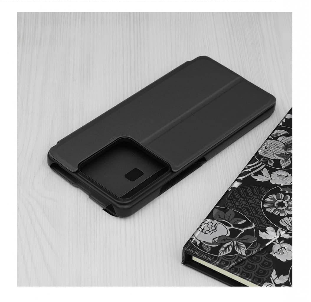 Pouzdro TopQ Xiaomi Redmi Note 13 Smart View knížkové černé 121161 - náhled 4