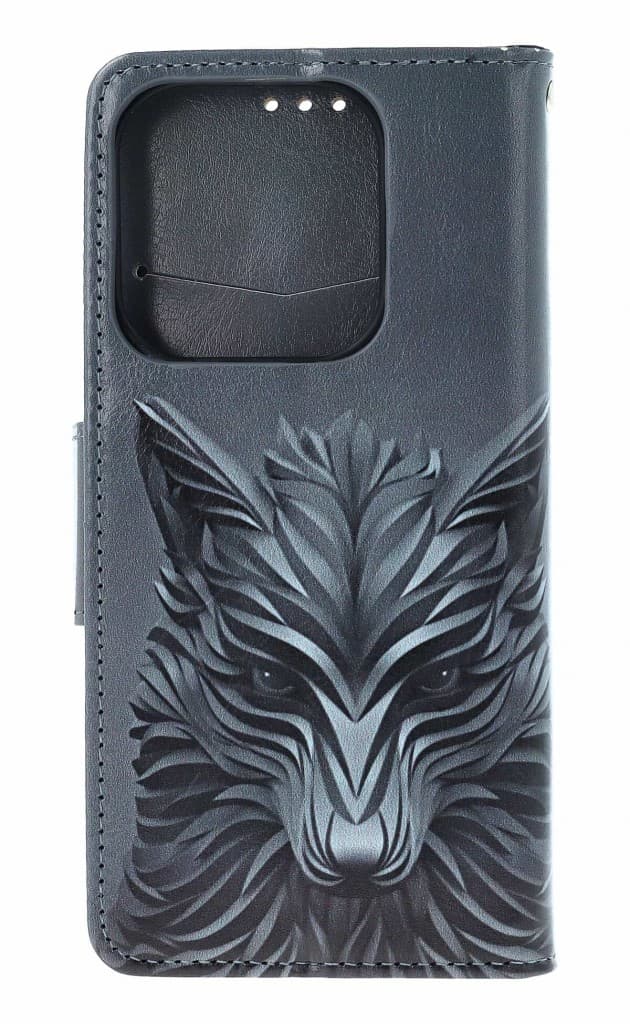 Pouzdro TopQ Xiaomi Redmi Note 14S knížkové Vlk 140227 - náhled 2