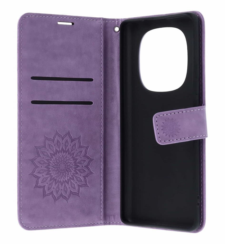 Pouzdro TopQ MEZZO Xiaomi Redmi Note 15 5G knížkové Mandala fialová 172532 - náhled 3