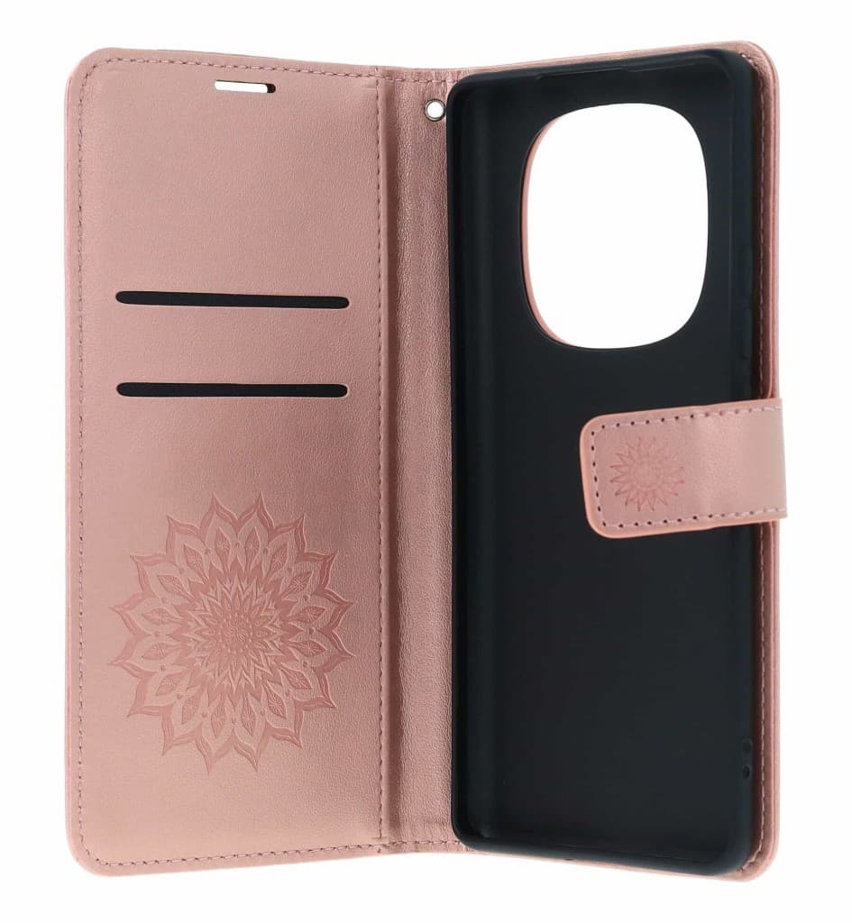 Pouzdro TopQ MEZZO Xiaomi Redmi Note 15 Pro 5G knížkové Mandala růžová 172527 - náhled 3