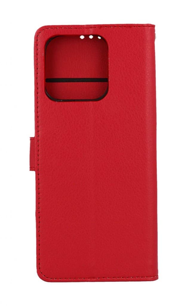 Pouzdro TopQ Xiaomi Redmi 12C knížkové červené s přezkou 95398 - náhled 2