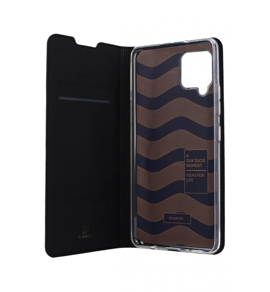 Pouzdro Dux Ducis Samsung A42 knížkové černé 55535 - náhled 3