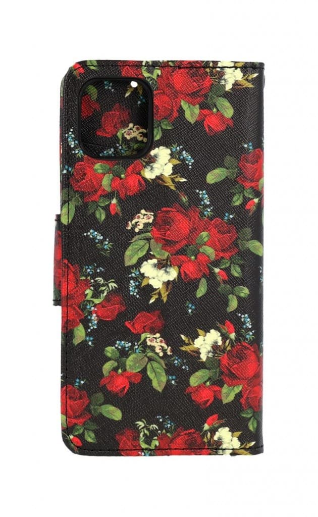 Pouzdro TopQ iPhone 11 knížkové Květy růží 63804 - náhled 2