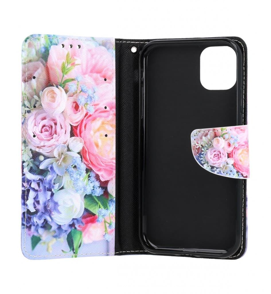 Pouzdro TopQ iPhone 11 knížkové Kytice 2 63757 - náhled 3