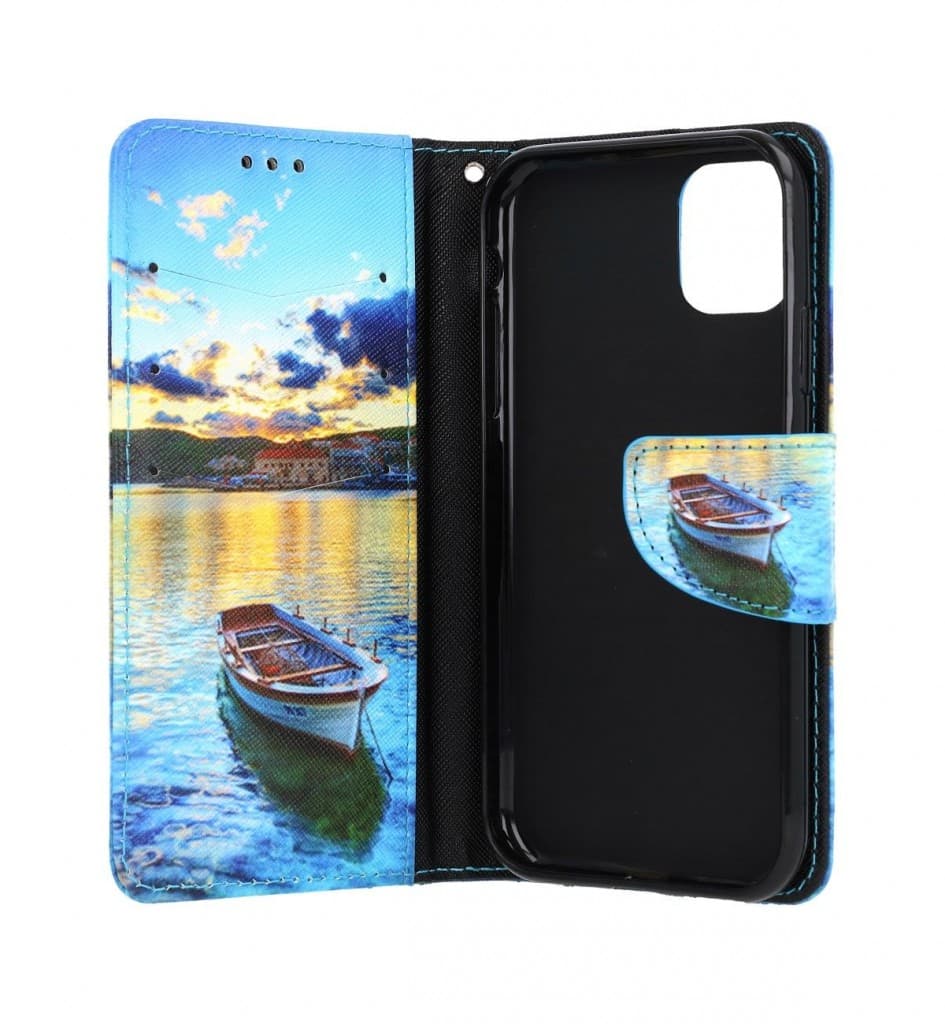 Pouzdro TopQ iPhone 11 knížkové Loďka 63735 - náhled 3