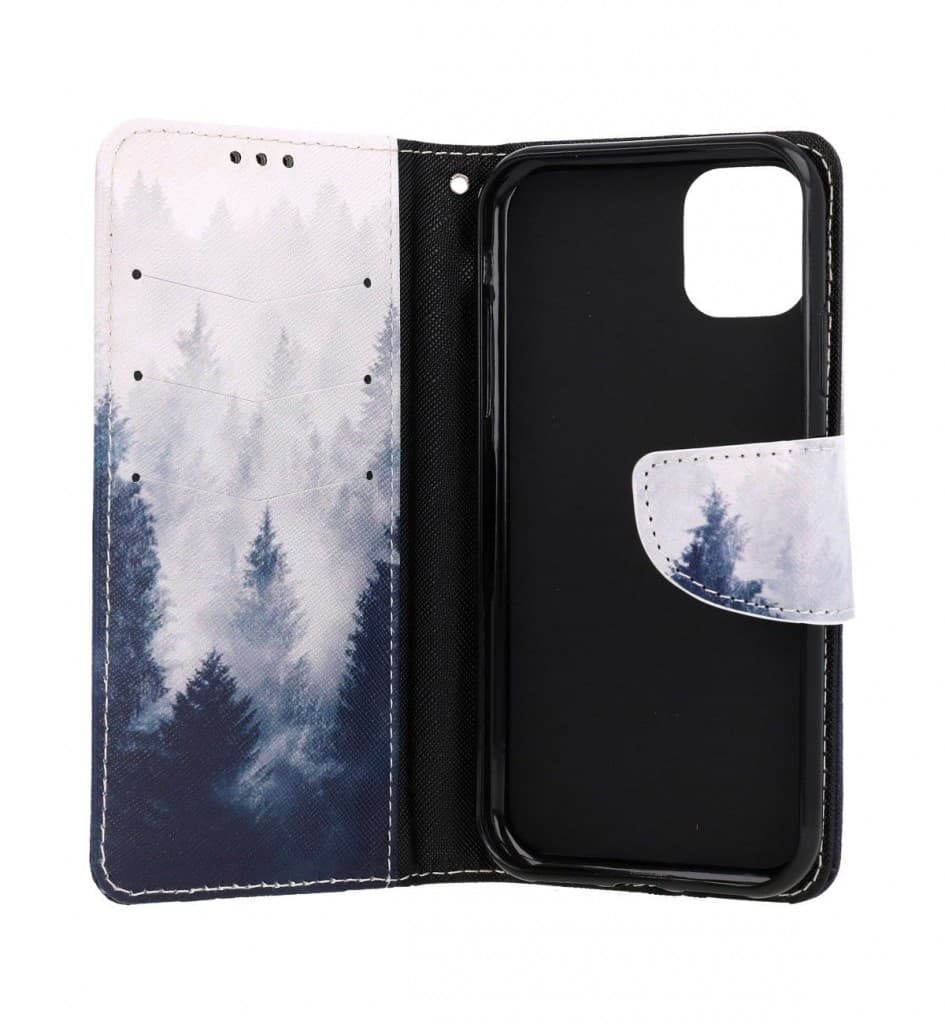 Pouzdro TopQ iPhone 11 knížkové Mlha 63751 - náhled 3