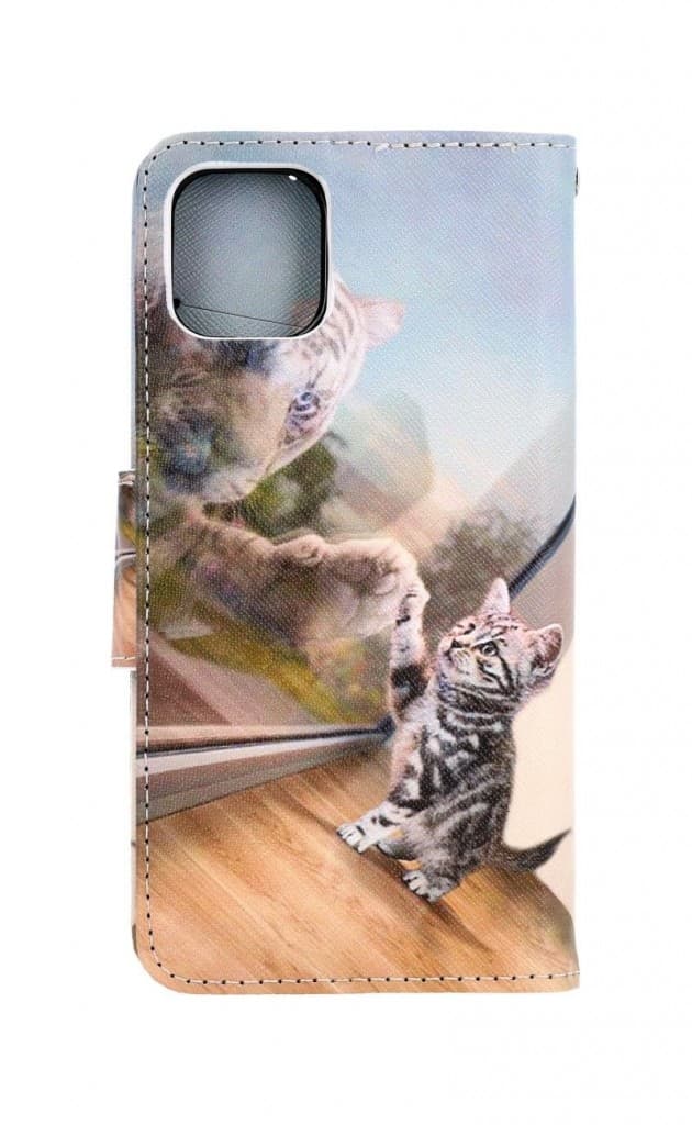 Pouzdro TopQ iPhone 11 knížkové Odraz tygra 63756 - náhled 2