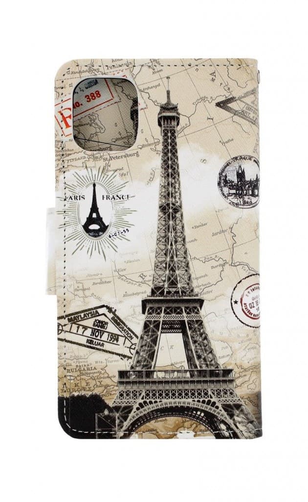 Pouzdro TopQ iPhone 11 knížkové Paris 2 49771 - náhled 2