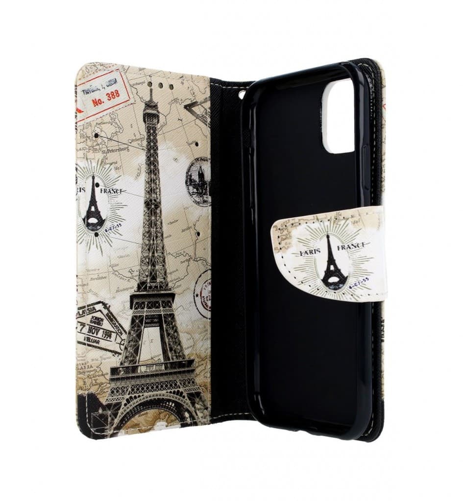 Pouzdro TopQ iPhone 11 knížkové Paris 2 49771 - náhled 3