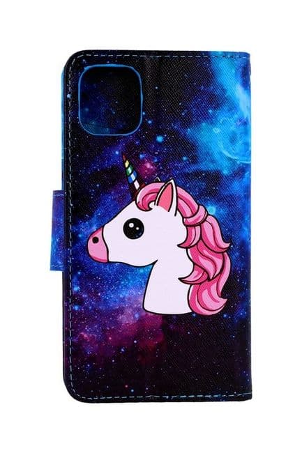 Pouzdro TopQ iPhone 11 knížkové Space Unicorn 49783 - náhled 2