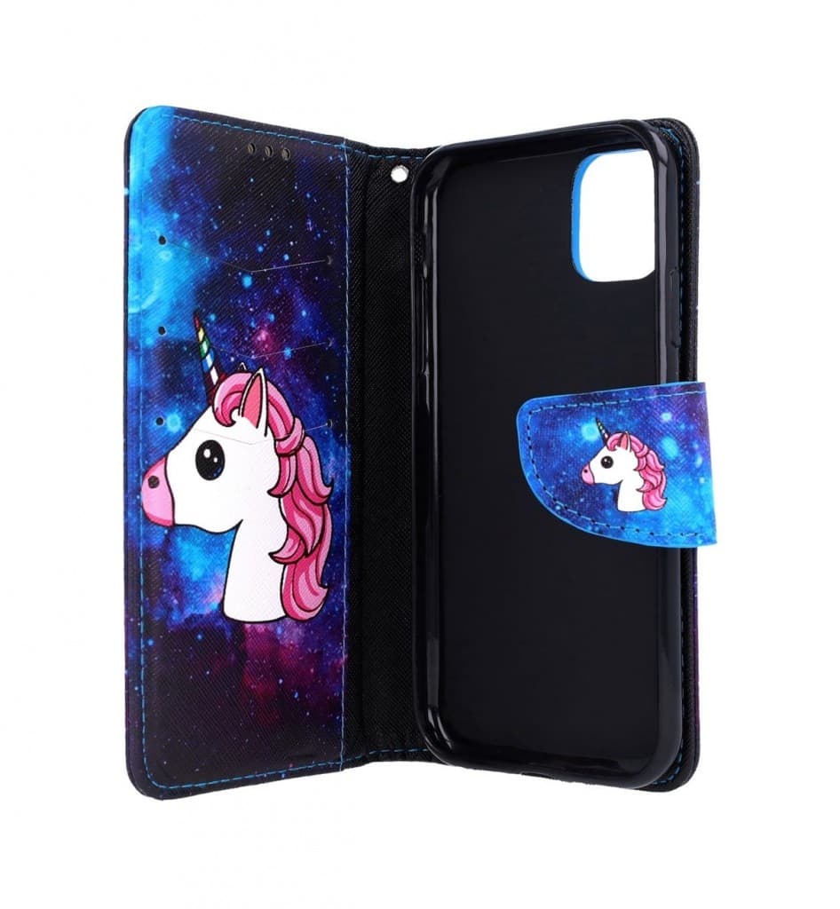 Pouzdro TopQ iPhone 11 knížkové Space Unicorn 49783 - náhled 3