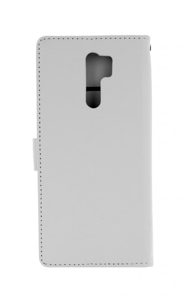 Kryt TopQ Xiaomi Redmi 9 knížkový bílý s přezkou 51071 - náhled 2