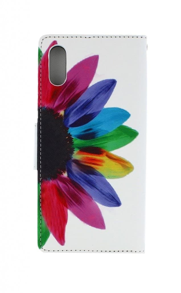 Kryt TopQ Xiaomi Redmi 9A knížkový Barevná květina 53966 - náhled 2