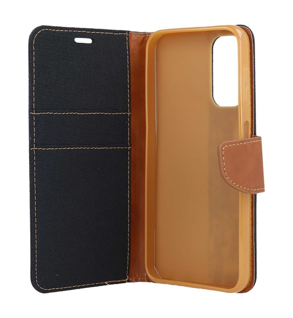 Pouzdro Canvas Samsung A14 knížkové černé 108424 - náhled 3