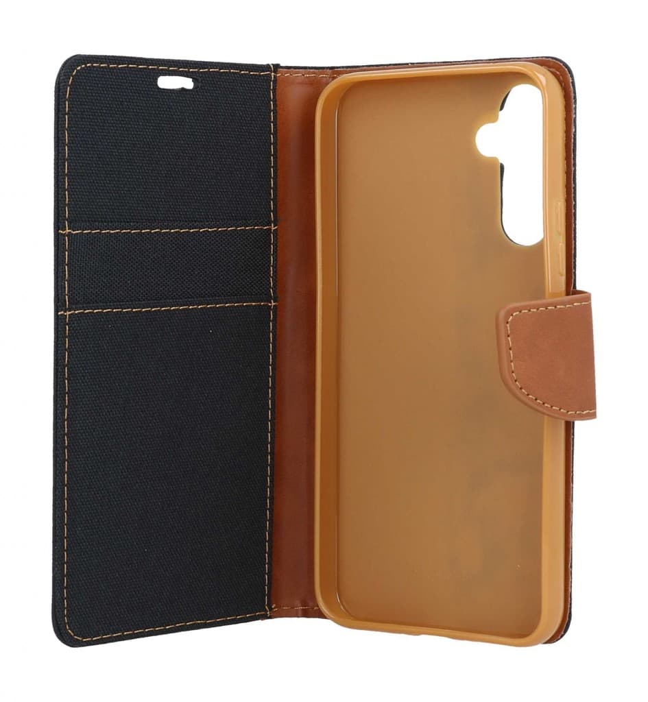 Pouzdro Canvas Samsung A34 knížkové černé 108427 - náhled 3